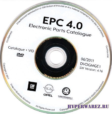 Opel EPC 4 [ (06.2011) v.4.0, Multi + RUS ]