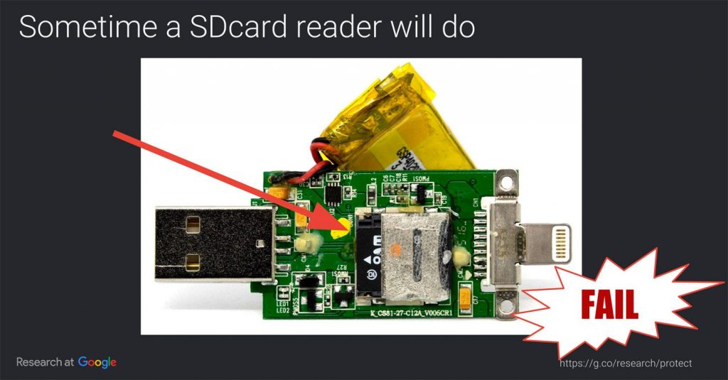 В некоторых случаях производители делают эту часть намного проще, используя карту microSD вместо паяного чипа
